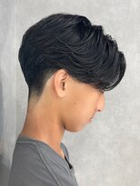 エルマーク(L-MARK) センターパートニュアンスパーマ韓国カルマパーマコンマヘア