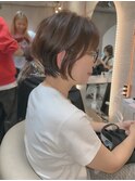 黒髪ボブルフ小顔ワンレンネビージュショート【工藤昴】錦糸町