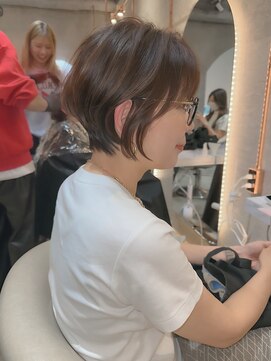 ロンド エスポワール 錦糸町(Lond espoir) 黒髪ボブルフ小顔ワンレンネビージュショート【工藤昴】錦糸町