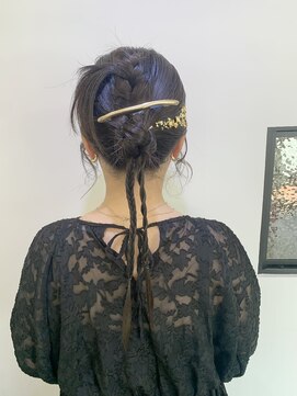 ガルボ ヘアー(garbo hair) ヘアセット 10代 20代 お呼ばれヘア ヘアアレンジ 結婚式セット