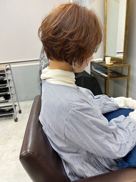 オズ 安積店(OZ) 黒髪ボブルフネビージュ小顔ワンレン