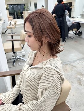 エトレ(etore) 透明感ピンクグレージュ×レイヤーカット