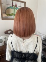 ベンジー 沖縄店(benji)&nbsp;大人ボブ×オレンジベージュ