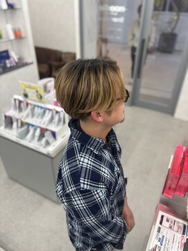 ヌードルバイコア(noodle by CoRe.gn) バレイヤージュ／メンズカラー／和歌山