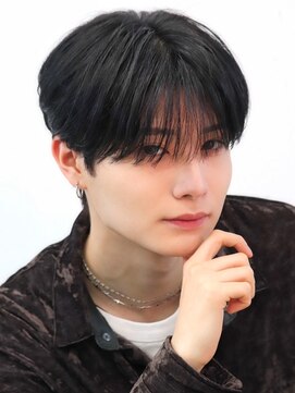 エイド 渋谷(aid) シースルーマッシュダウンパーマメンズライクナチュラルショート