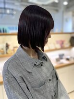 プラグ バイ ネオリーブ(plug by neolive)&nbsp;チェリーブラウン×髪質改善[髪質改善/縮毛矯正/韓国]K