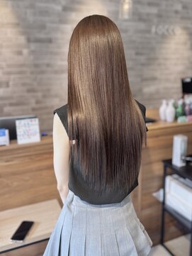 フォッコ(FOCCO) サラ艶明るめオリーブベージュ