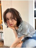 赤み消しブラウン＋レイヤーボブ