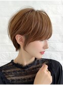 韓国風巻き 小顔ショート ハンサムショート