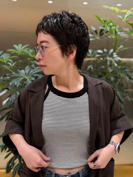 ピークアブー アヴェダ 池袋東武(PEEK-A-BOO AVEDA) ベリーショート×ゆるパーマ