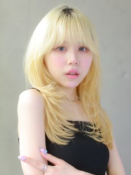 ヘアサロン ガリカ 表参道(hair salon Gallica) ハイトーン×レイヤーロング×シャドウルーツ