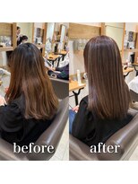 ステラバイケンジ 藤沢(STELLA by KENJE)&nbsp;白髪ぼかし細めハイライト30代40代50代ブルーグレージュ