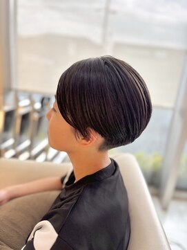 ブルーテーフ(Bleu Terre) 盛岡【襟足にはえぐせある方おすすめミニボブ】20代30代