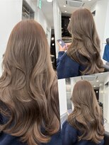 アルドーレヴェントホリエ(Ardore vento horie)&nbsp;ブリーチなしダブルカラーで作るオリーブベージュ♪