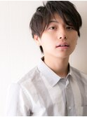爽やか学生ダークアッシュくせ毛風マッシュh戸田公園