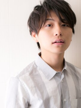 モッズヘアー メン 戸田公園店(mod's hair men) 爽やか学生ダークアッシュくせ毛風マッシュh戸田公園