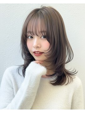 カイル (KAIL) 顔回りレイヤー/韓国風コテ巻パーマ/韓国風次世代デジタルパーマ