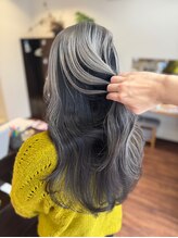 クロリ(Coloris)&nbsp;アンブレラカラー + ホワイトシルバーブラック