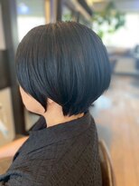 アトリエファゴ ハナミズキ店&nbsp;【Chikano】黒髪＆丸みショート
