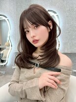 グロー オオミヤ アネックス 大宮(GLROW OMIYA ANNEX)&nbsp;★レイヤーカット ブリーチなしダブルカラー ベージュ