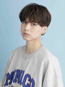 ゴールド 大阪 梅田店(GOALD) シースルーマッシュ韓国ヘア前下がりマッシュ