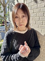 レ セゾン(Les Saisons)&nbsp;《白髪ぼかし◎》大人可愛いミルクティー×外ハネボブ【大宮】