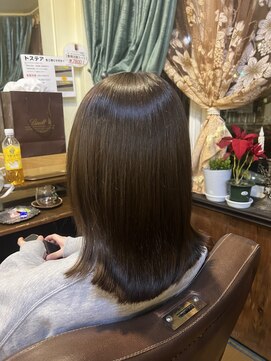 美容室 ブラウン(Brown) 髪質改善カラー×くびれレイヤーカット