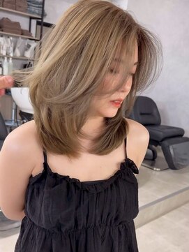 ハーシーバイアポロ 相模大野(HERSHE by apollo) レイヤーカット/髪質改善/ブリーチカラー/縮毛矯正/カラー