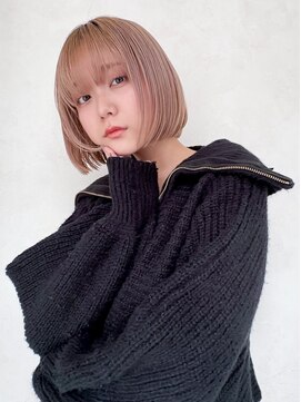 アイニティ 緑地公園(Inity) [Inity]内巻きボブ×ハイトーン[髪質改善/緑地公園/レイヤー]