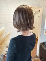 ジリー(gilly)&nbsp;【gilly】layer bob × chocolate brown