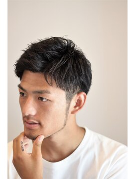 ノイセル(Noisyle) アップバングワイルドツーブロックマット無造作ショート