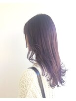 ヘアメイク オブジェ(hair make objet) コリアンパープル　韓国スタイル