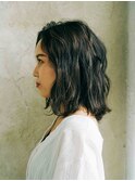 無造作ミディアムウェーブ/20代/30代/40代/50代/倉敷/白楽町