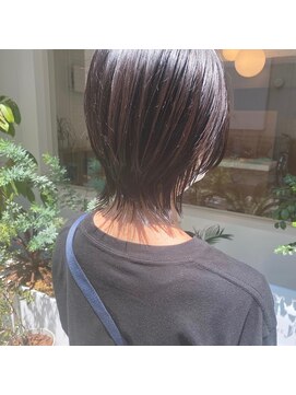 ツバメ ヘアー(TSUBAME HAIR) ショート×オリーブベージュ