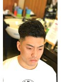 サイドパートツイストスパイラルパーマ