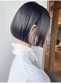 【morio 原宿】黒髪ミニボブ耳かけ ストレート