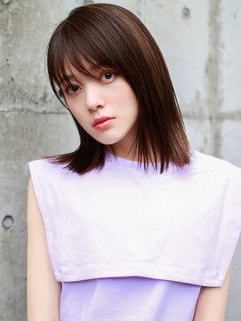 ラフィス ヘアーセプト 銀座店(La fith hair sept) 【La fith】マットブラウン×ミディアム