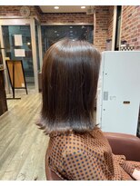 ルク 立川南口店(Luk) ☆ミディアムワンレン外ハネボブ☆