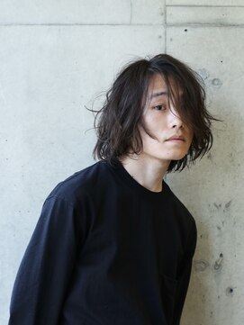 ソロ(soLo) ミディアム無造作パーマ【染谷】