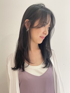 ヨーク(YOKE) 【 YOKE 】ワンカールレイヤーロング大人可愛い小顔顔まわり