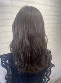 グレーベージュ・レイヤーロング・アッシュブラック・#草加