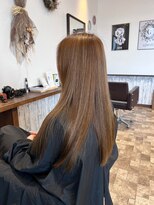 ゴデーレ(GODERE)&nbsp;大人可愛いナチュラルストレートベージュツヤ髪髪質改善