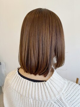 レポヘアー(Repos hair) 20代30代40代大人可愛い髪質改善カラー肩ラインエアリーボブ