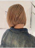 #トレンドボブ#レイヤーボブ#ハイトーン/岸本 理希
