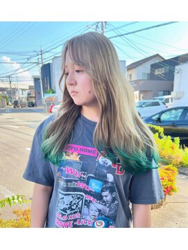 ユナイテッドビューティー 金沢(UNITED BEAUTY) 裾/ブリーチ