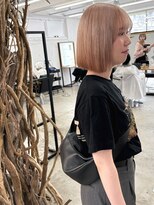 ソーソー(SoSo)&nbsp;《SoSo》プツっとボブ×ミルクティーベージュ