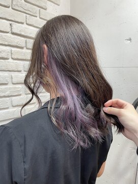 クリーブ 池袋(creeb) インナーラベンダー/ラベンダーカラー/ラベンダーアッシュ