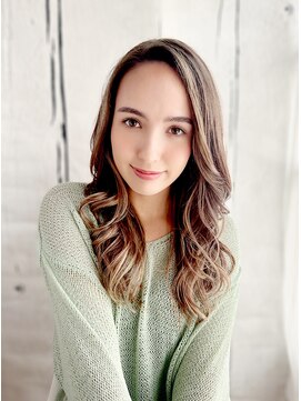 セントラル プラスエヌ(CENTRAL+n) 20代30代40代　透明感・ツヤ髪×かきあげリバース ＃956