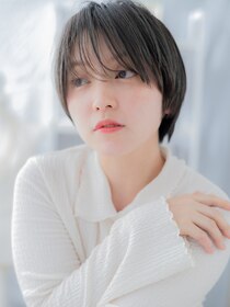 モッズヘア 越谷(mod's hair)&nbsp;カーキグレージュ小顔束感マッシュショートa越谷20代30代40代