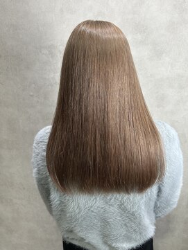 ルノン(LUNON) ピンクベージュ/ケアブリーチ/ダブルカラー/ミルクティー